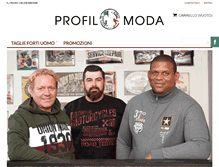 Tablet Screenshot of profilomoda.com